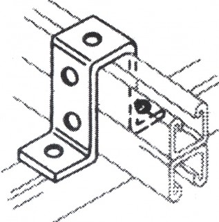 Tophat Double Framing Channel Brackets (1/pack)