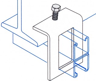 41mmx82mm Double Window Bracket (1/pack)