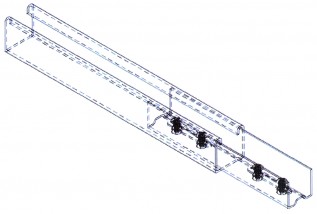 Internal 41x41mm Framing Channel Connector (1/pack)