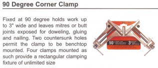 90deg.Pony Corner Clamp (1/pack)