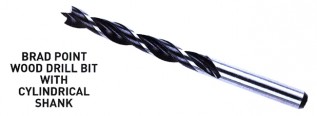 3.0mm x 61mm. Woodworking twist drill (1/pack)