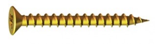 3.0 x 25 Hinge Hd Woodscrews-Yellow (200/pack)