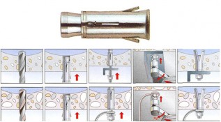 FHY M6(6x37) Fischer Hollow Ceiling Anchors (10/pack)