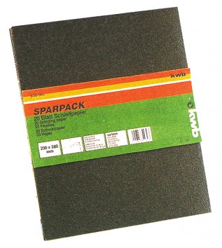 180/240/400/600G Wet&Dry Sheets(5 of ea grit) (1/pack)
