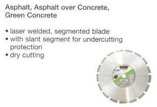 350x25.4mm Asphalt Diamond Blade (1/pack)
