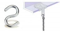S30 S Hooks (3mm wire dia) (25/pack)