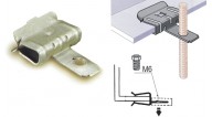 4H24i(3-8mm.) Caddy Clips (M6 Thread) (25/pack)