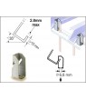 123 (2.8mm.Max.) Z-Purlin Caddy Clips (25/pack) - Click to Zoom