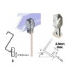 122 (2.8mm.Max.) Z-Purlin Caddy Clips (25/pack) - Click to Zoom