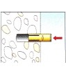 M12 Drop-in Anchors(Non-Drill)(Drill size:14mm)  (50/pack) - Click to Zoom