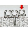 12-13mm RC Pipe Clip (100/pack) - Click to Zoom