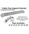 50mm (Size 0) Haley Cable Tray Brackets (10/pack) - Click to Zoom