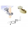 12P24SM (3-8mm.) Caddy Clips (22-30mm.Tube) (10/pack) - Click to Zoom