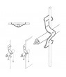 K20 (35-44mm.dia) Caddy Clips (20/pack) - Click to Zoom