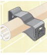812M (Locking) Caddy Clips (18-30mm.dia.) (25/pack) - Click to Zoom