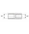 M10 x M12 BZP Round Reducers (10/pack) - Click to Zoom