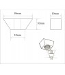 M6 BZP-Mini/Mini Wedge Nuts (25/pack) - Click to Zoom