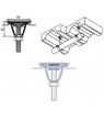 M8 Lindapter Multiwedge 2 c/w 'V'Nut (10/pack) - Click to Zoom