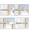 N8x120Z(8.0x120) Fischer Hammer Plugs(Drill : 8mm.)  (50/pack) - Click to Zoom