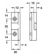 262.51.381 KEKU Panel Bracket (Female) (50/pack) - Click to Zoom