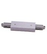 Satin Silver Lighting Track Straight Conn. (1/pack) - Click to Zoom