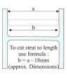 HU308J Clamp for Framing Channel (1/pack) - Click to Zoom