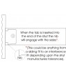 HU308J Clamp for Framing Channel (1/pack) - Click to Zoom