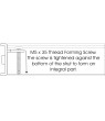 HU308J Clamp for Framing Channel (1/pack) - Click to Zoom
