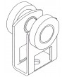 P2749(2-Wheel) Steel Roller for Framing Chan. (1/pack) - Click to Zoom