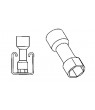 19mm.(41mm) Deep Channel Socket (1/pack) - Click to Zoom