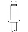 4.0x10mm. Aluminium Blind Rivets(POP Rivets)  (500/pack) - Click to Zoom