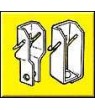 122 (2.8mm.Max.) Z-Purlin Caddy Clips (25/pack) - Click to Zoom