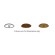 Light Brown No.3 Medium Pozi Cover Caps (100/pack)