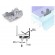 EM912SM (14-20mm) Caddy Clips (M6x9 Stud) (10/pack)
