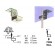 M6TiB (Angled) Caddy Clips (M6 Rod Hanger) (10/pack)