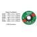 125mm Stainless Cutting discs (DPC) - Rasta (1/pack)