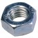 M3 BZP Steel Hexagon Full Nuts (100/pack)