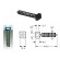 Cable Tie(Black) 7-8mm dia.Wall Plug Cradle (100/pack)