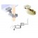 12P24SM (3-8mm.) Caddy Clips (22-30mm.Tube) (10/pack)