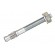 M8x80mm (35mm) Through Fixing Bolts - BZP (10/pack)