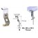 PW2 M6MA Caddy Suspension Clips(M6 Thread)  (10/pack)