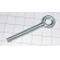 M8 BZP Forged Eye Bolts:60mm Thread-11mm Eye (10/pack)