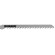 240-521(T244D) HCS Jigsaw Blades(Wood)75x4(Bosch Fitting)  (5blades/pack)