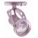 Satin Silver 50W Lanzia GU10 Track Light Head (1/pack)