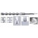 5.0mm. x 160mm. SDS+ Hammer Bits (1/pack)
