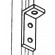 L Shaped 3 Hole Framing Channel Brackets (1/pack)