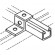 3 Hole Stepped Framing Channel Brackets (1/pack)