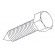 M10x40 Conepoint Framing Channel Setscrews (10/pack)
