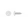 4.8x25mm. BZP Recessed Flange Head S/Tappers (100/pack)