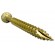 5.0x30 Yellow Performance Woodscrews (200/pack)